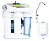 Residential / Household Reverse Osmosis Water Systems Plastic With Pressure Gauge